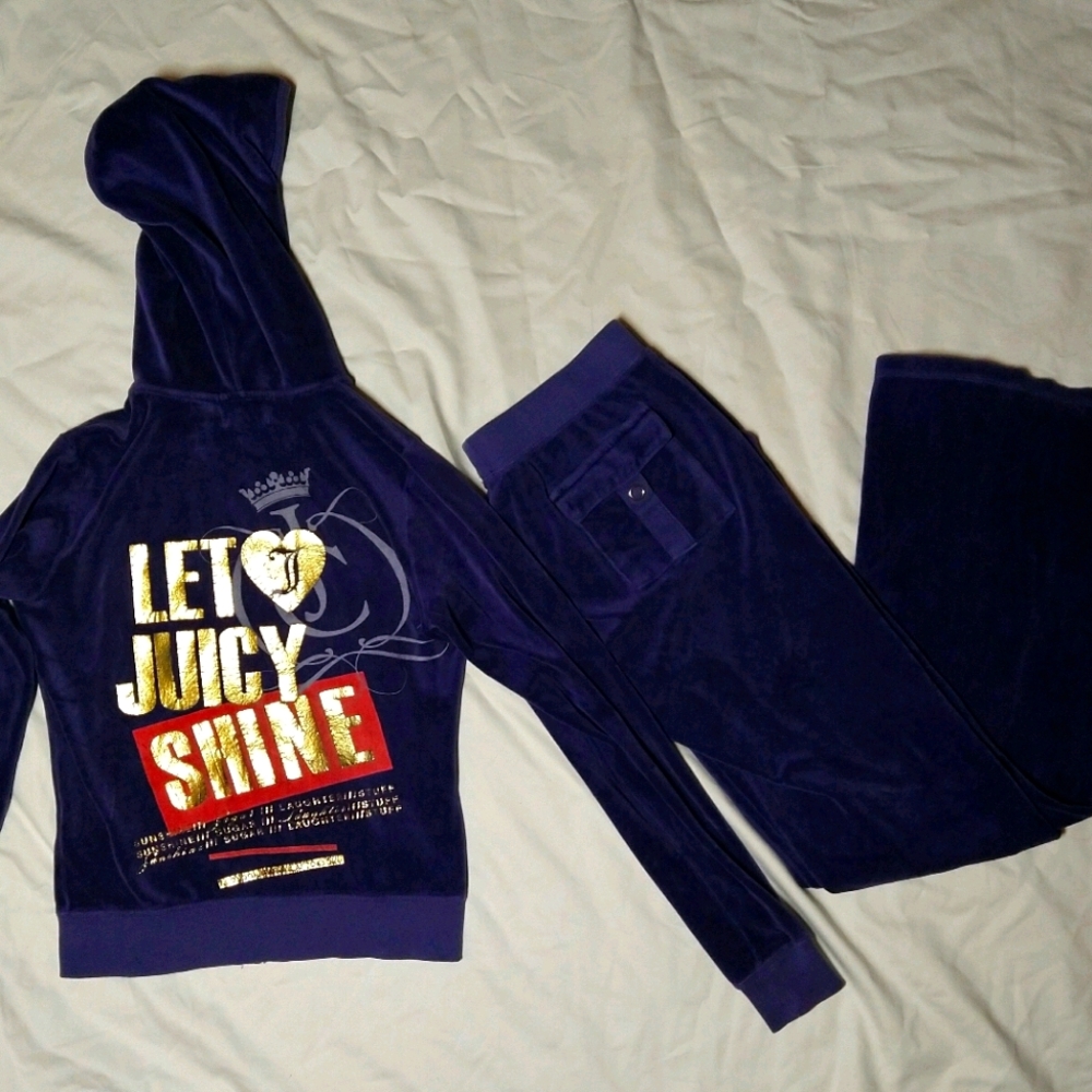 Juicy couture velour tracksuit